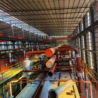 Linea d'acciaio produttore di zincatura a caldo della striscia 0.5-1.5mm 400mm 70000TPY
