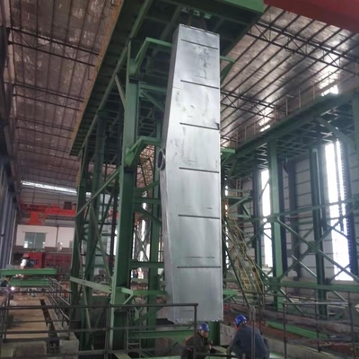 Linea continua metallo d'acciaio 550mm di zincatura a caldo di processo 0.2-0.6mm