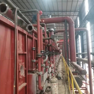 Linea continua lamiera di galvanizzazione di Cgl di acciaio 150000TPY della fornace 0.6-1.2mm 550mm