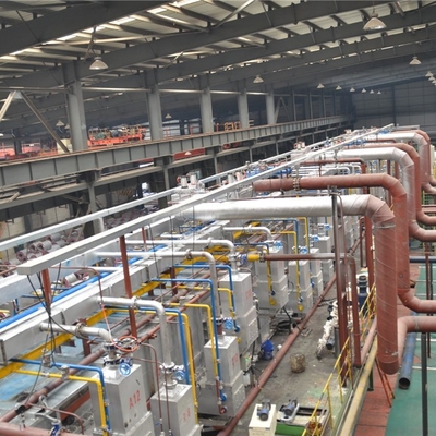 linea continua attrezzatura di zincatura a caldo di 0.3mm-2.5mm per l'acciaieria