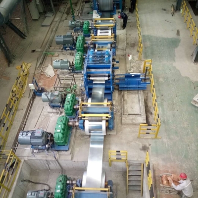 Linea processo 0.13-2.5mm di Cgl della striscia del metallo ss 700-1450mm