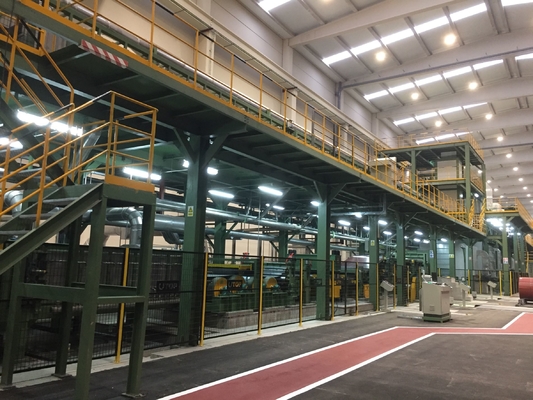 Linea di rivestimento d'acciaio eccellente di colore della striscia con le attrezzature automatiche alta tecnologie