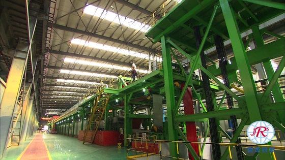 Linea pre trattamento e pittura del coil coating dell'acciaio della costruzione che asciugano 250000TPY
