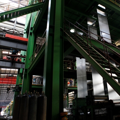 Linea di produzione d'acciaio di zincatura a caldo della striscia bobina fredda di HDGL per ricoprire zinco